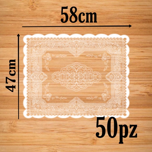 47x58cm Square Doilies