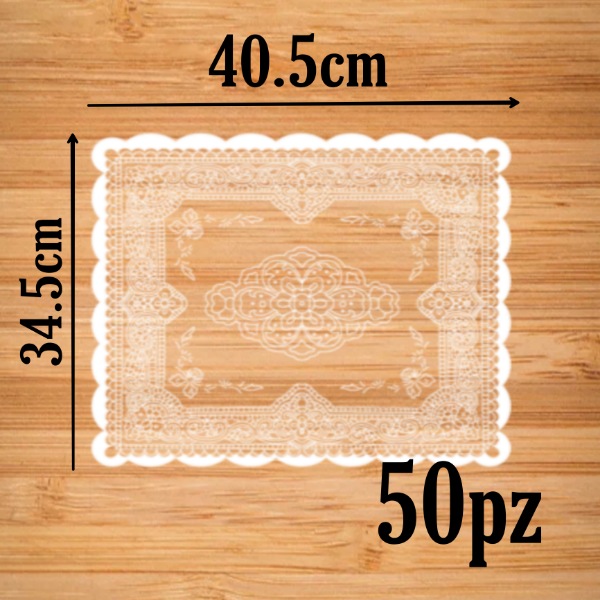 34.5x40.5cm Square Doilies