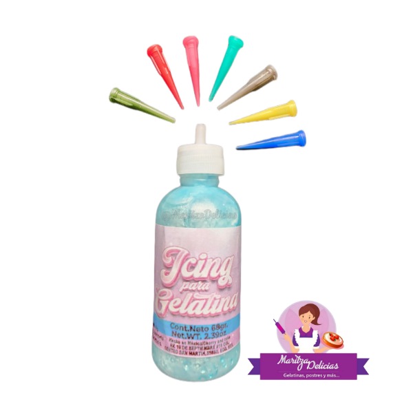 Icing for gelatin Blue