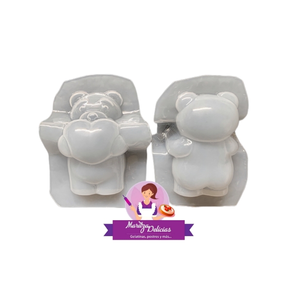 Bear with Heart 3D