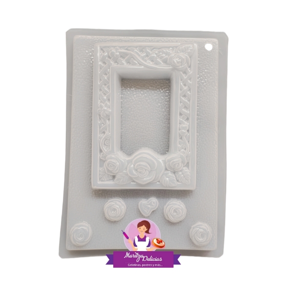 Frame with roses #3