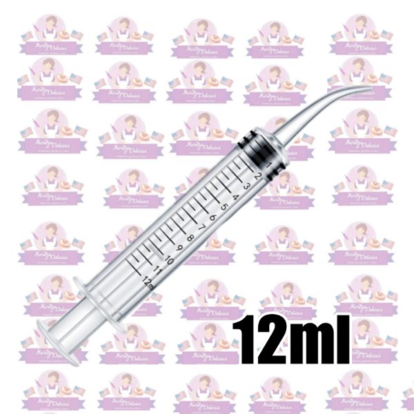 Syringe with Curved Tip - 12ml