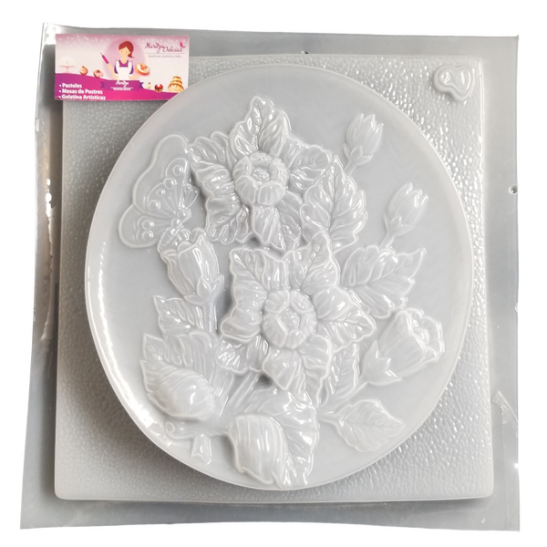 Butterfly And Flower Picture Frame