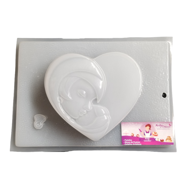 Heart With Mom And Baby