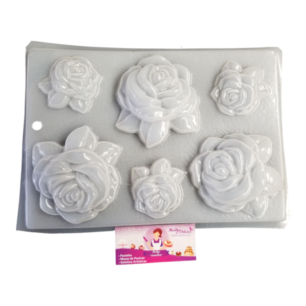 Roses With Leaves Mix